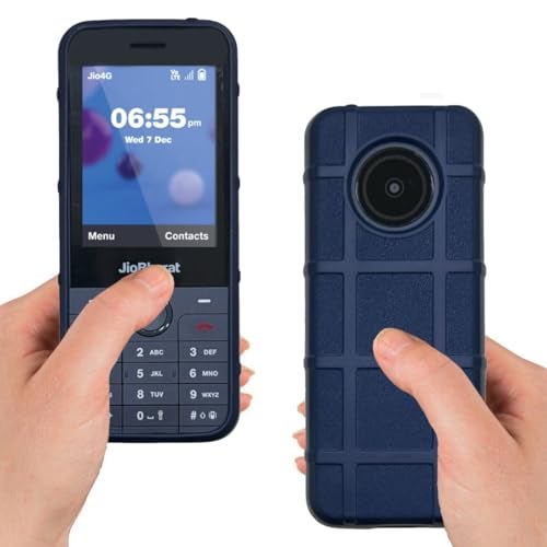 ZAOMA Premium Back Case TPU Cover Compatible for Jio Bharat J1 4G Keypad Mobile Feature Phone Rugged Case (J1BHARAT_RUGBB), Assorted - Image 5