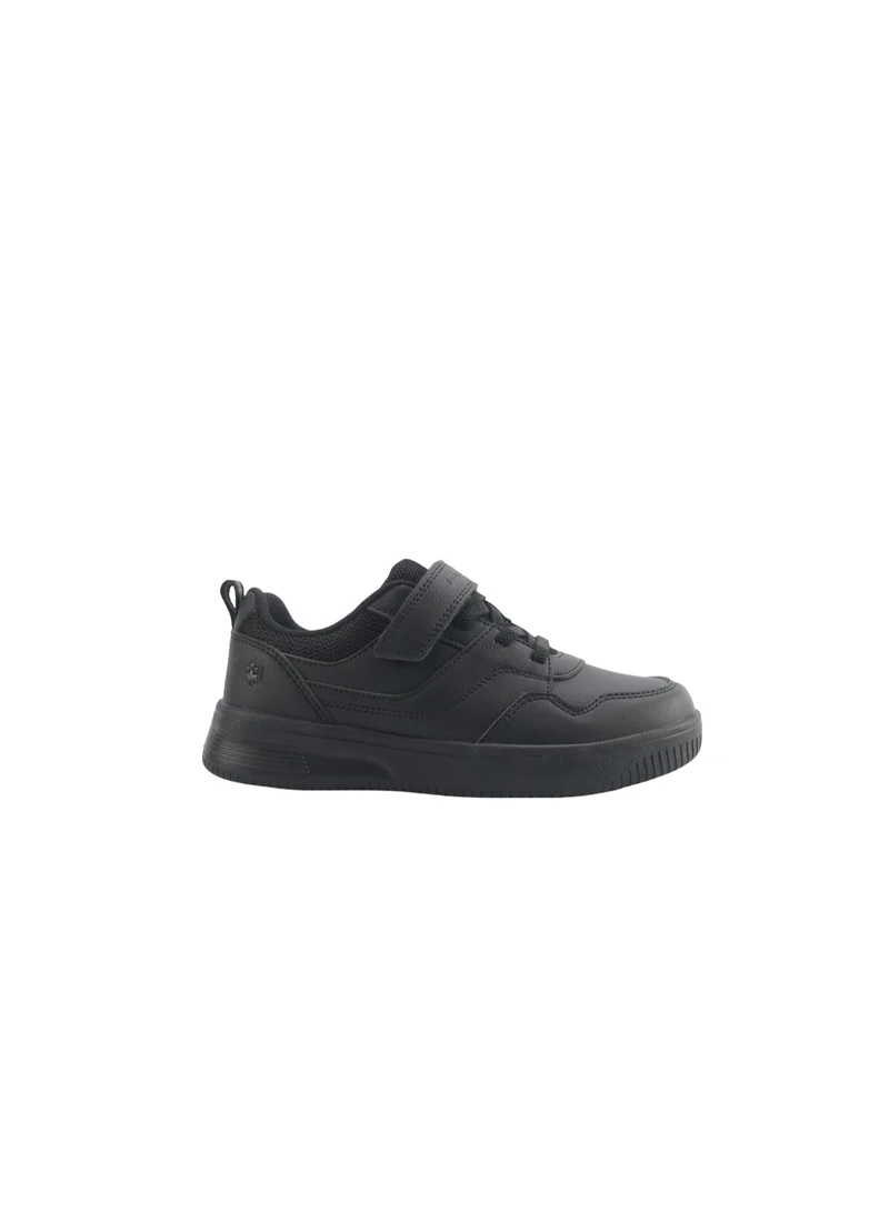 Lumberjack Lumberjack Unisex Kids School Shoes Black Hook & Loop Strap Lightweight School Sneakers for Daily Wear