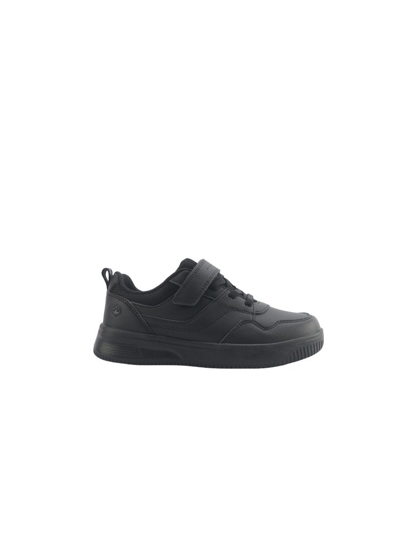 Lumberjack Unisex Kids School Shoes Black Hook & Loop Strap Lightweight School Sneakers for Daily Wear - Image 2