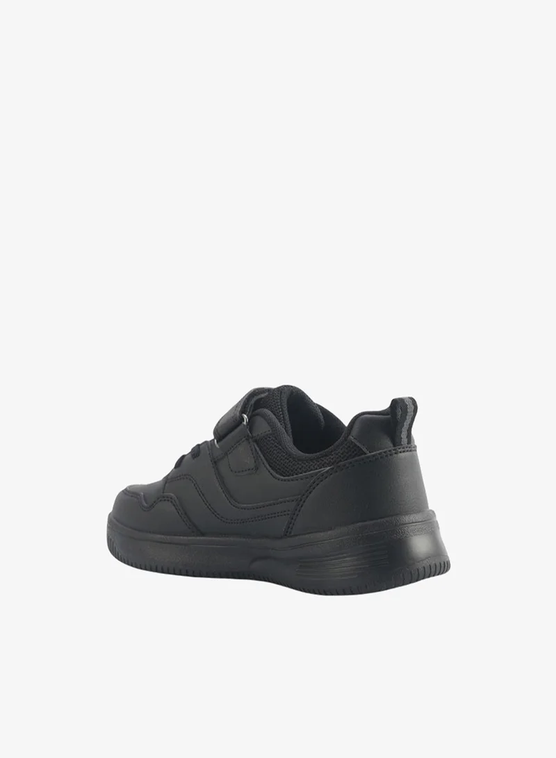 Lumberjack  Lumberjack Unisex Kids School Shoes Black Hook & Loop Strap Lightweight School Sneakers for Daily Wear  | Best Price UAE