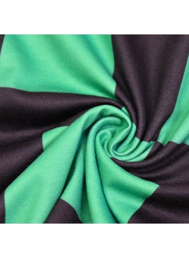 عام ماين كرافت بدلة كبيرة للأطفال بأكمام قصيرة تي شيرت + بنطلون بدلة من قطعتين كهدية للعائلة والأصدقاء - Image 3