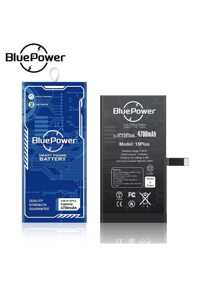 Original iPhone 15PLUS Battery Power Capacity 4700mAh Extra Energy 30%