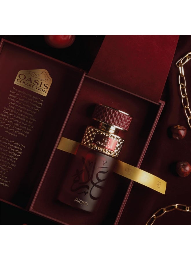 Parisbelle Alara Oasis Collection Extrait de Parfum Unisex 100ml | Long Lasting Fruity Gourmand Vanilla Musk Fragrance | Pear Sweet Warm Luxury Perfume for Men & Women | Premium Signature Scent - Image 5