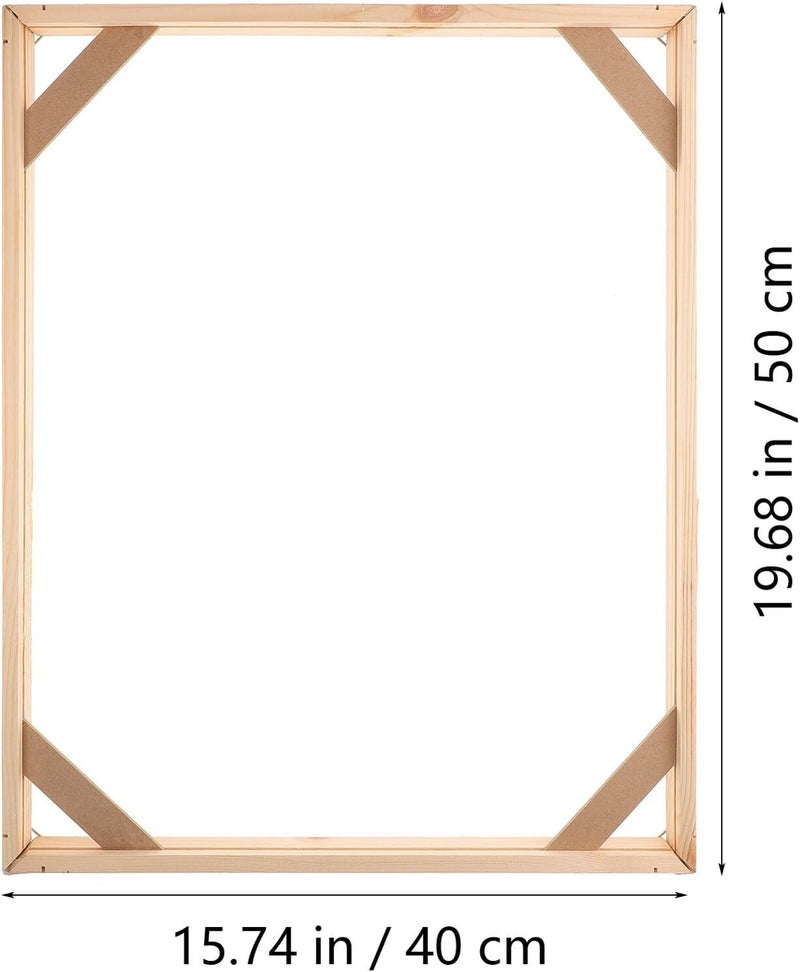 مجموعة إطار الصور DIY إطار صور خشبي صلب لفن الجدران ولوحات الزيت وعرض الصور لتزيين المنزل والمكتب والمقهى - Image 2