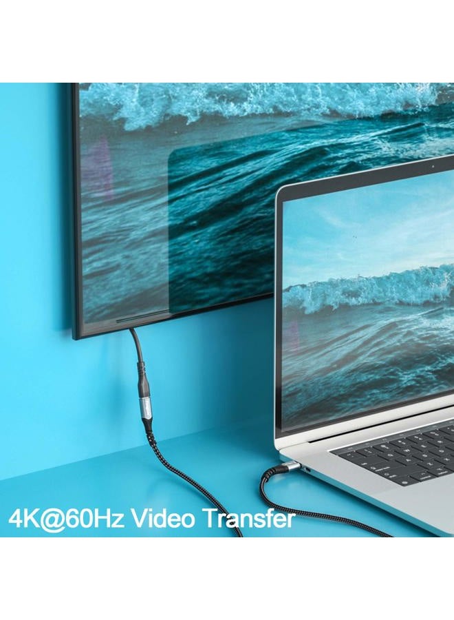 Fasgear USB C Extension Cable 10Gbps USB 3.1 Gen 2 Type C Male to Female Cord Support 4K Video Output Compatible for Thunderbolt 3 port,Mac-Book Pro,Dell XPS,Switch,USB-C Hub,PS VR2(6ft, Black) - Image 3