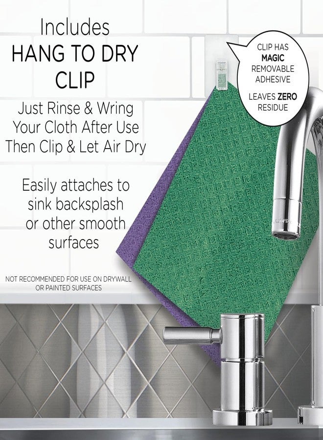 LOLA Wowables XL Swedish Dishcloths, 36 Reusable Eco Cleaning Cloths, 11" x 10", Ultra Absorbent Cellulose Sponge Towel, Compostable, Made in Germany - Image 4