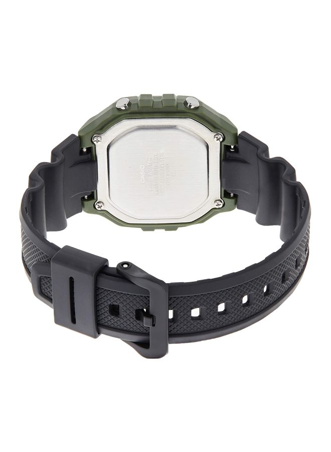 CASIO Men Water Resistant Digital Watch W-218H-3AVEF - 44 mm - Black - Image 2