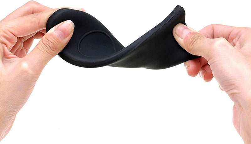 kulusion Silicone Hot Handle Holder Small Cast Iron Handle Cover Skillet Handle Cover Griddle Cover Cookware Handles Cover for Frying Pans & Griddles Sleeve Grip Handle Cover Small & Large Black 6 Pcs - Image 4