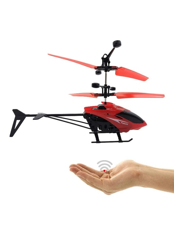 TOY GARDEN Toy Helicopter with Sensor and Remote Control Rechargeable Flying(Indoor & Outdoor) Helicopter Toy with 3D Light for Kids/Adults (RED)  - Image 3