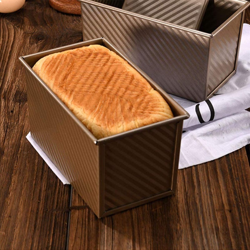Non Stick Loaf Bakeware With Lid Heavy Aluminized Toast Mold - Image 5