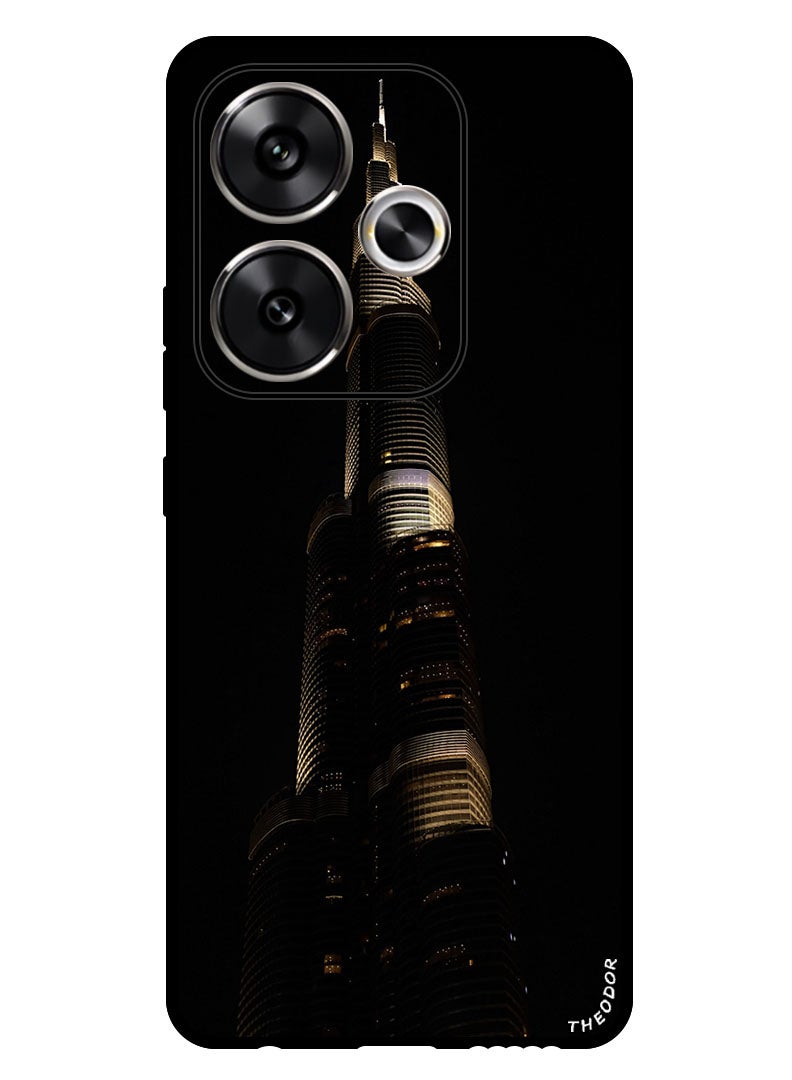 Theodor Protective Case Anti Scratch Shock Proof Bumper Cover For Xiaomi Redmi Turbo 3 building_tower_skyscraper - Image 1