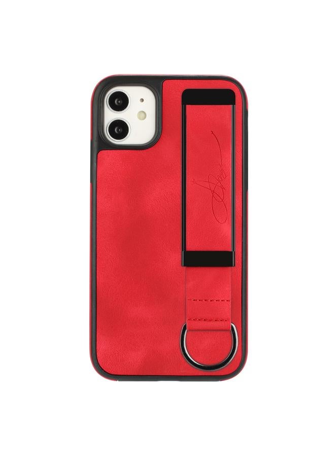 Zaboon Case For iPhone 12 Wristband Holder Leather Back Phone Case - Image 2