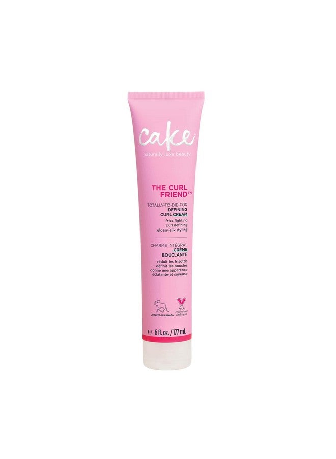 Cake Beauty Curl Defining Cream, The Curl Friend - Moisturizes and Defines Curls - For Frizz Control & Detangling - Avocado Oil, Soybean Oil & Shea Butter - For Curly Hair- 6 Fl Oz / 177 mL - Image 1