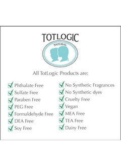 TotLogic TotLogic Kids and Baby Safe Gentle Body Lotion - 8 oz Original - Scented with Natural Essential Oils - Plant Based Formula for Dry Skin  - Image 5