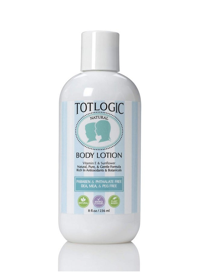 TotLogic TotLogic Kids and Baby Safe Gentle Body Lotion - 8 oz Original - Scented with Natural Essential Oils - Plant Based Formula for Dry Skin  - Image 1