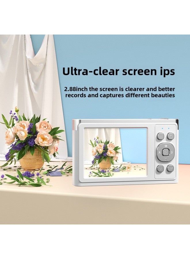Generic 4K Ultra High Definition 2.88 Inch IPS Screen 8x Optical Zoom Camera Telescopic Lens 50 Million Pixels-Body Color:Pink  - Image 4