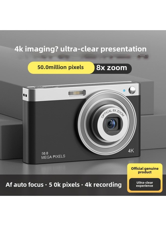 Generic 4K Ultra High Definition 2.88 Inch IPS Screen 8x Optical Zoom Camera Telescopic Lens 50 Million Pixels-Body Color:Pink  - Image 3
