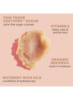 Beauty by Earth USDA Organic Lip Scrub Vanilla - USA Made All Natural Lip Exfoliator, Stocking Stuffers for Women, Mom & Wife, Sugar Lip Scrubber for Dry Lips, Small Beauty Gifts for Her & Teenage Girls  - Image 5