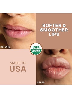 Beauty by Earth USDA Organic Lip Scrub Vanilla - USA Made All Natural Lip Exfoliator, Stocking Stuffers for Women, Mom & Wife, Sugar Lip Scrubber for Dry Lips, Small Beauty Gifts for Her & Teenage Girls  - Image 2
