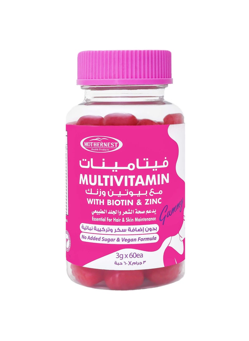 multivitamin w Biotin & Zinc 60 Gummies - pzsku/Z380B4F1E68ECE55CF748Z/45/_/1689685585/87e49da7-8a5a-474b-8340-8a357c9b3285