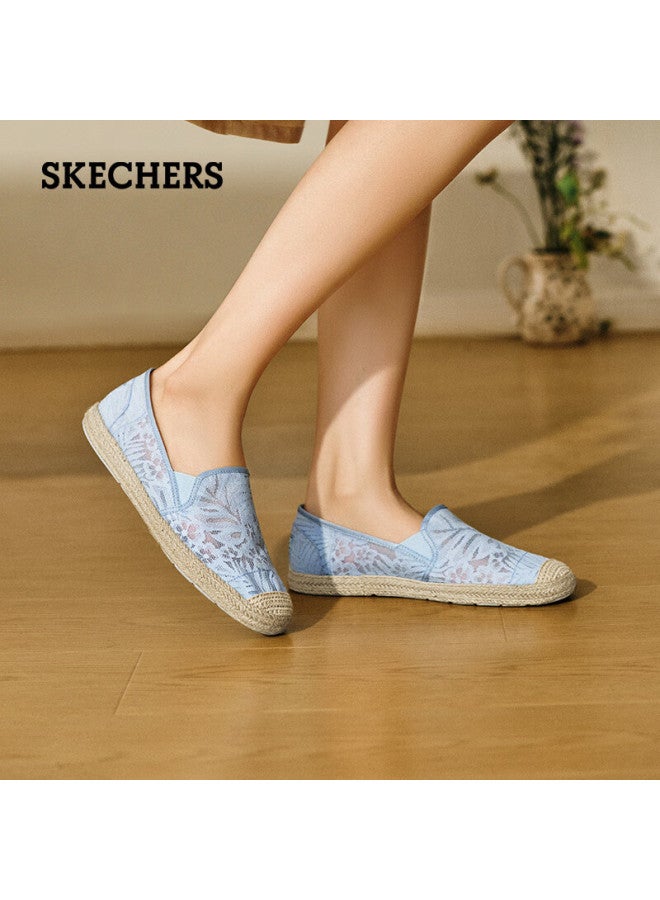 Skechers Women's Fisherman Shoes Single Shoes New Chinese Style Lace Flat Shoes Shallow Mouth Slip-on Commuter Shoes 113025 - Image 1