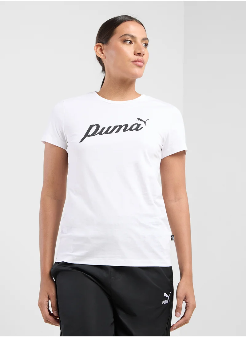 PUMA Essential Script T-Shirt