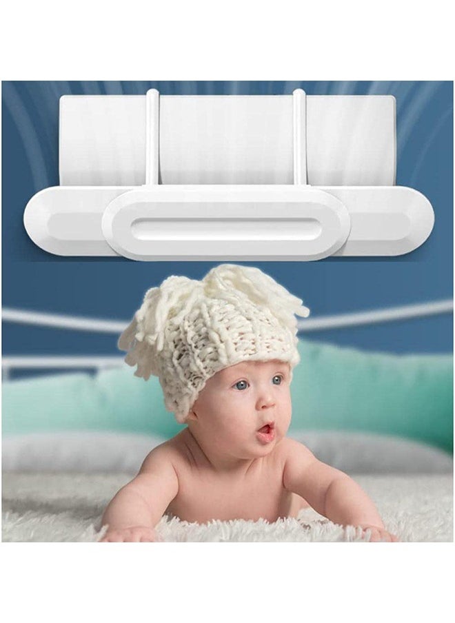 Air Conditioner Windshield,Retractable Air Conditioner Windshield,Prevent Blowing Windshield,Quiet and Low Noise,Suitable for Home/Hotel(White Rabbit)