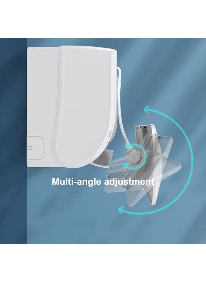 Air Conditioner Windshield,Retractable Air Conditioner Windshield,Prevent Blowing Windshield,Quiet and Low Noise,Suitable for Home/Hotel(White Rabbit)