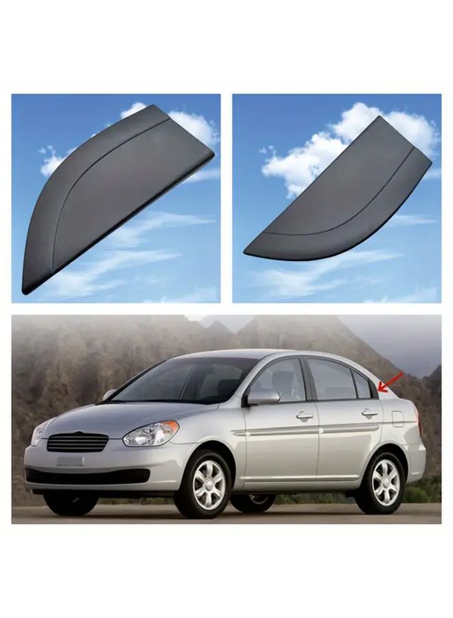Left Rear Door Delta Molding Replacement 838301E000 838401E000 for Hyundai Accent 2006 2010 - Image 1