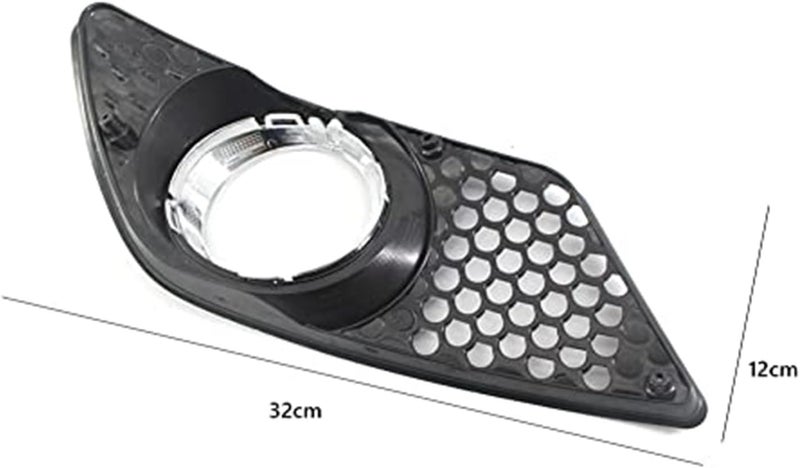 Yurefax Front Bumper Fog Light Grille for Mercedes C-Class W204 - Image 2