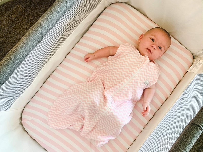 BaeBae Goods Elephants Collection Bassinet Pad Cover Set - 4 Pack of 100% Jersey Knit Cotton Sheets - Image 4