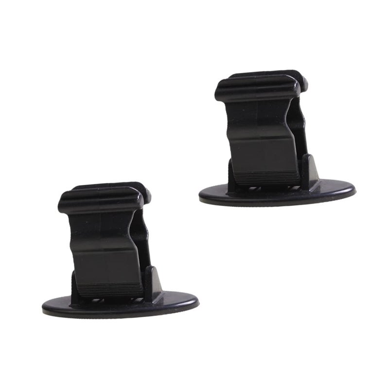 2Pcs Self Adhesive Car Card Organizer Holder For Parking Permits And Insurance Classic Black - Image 2