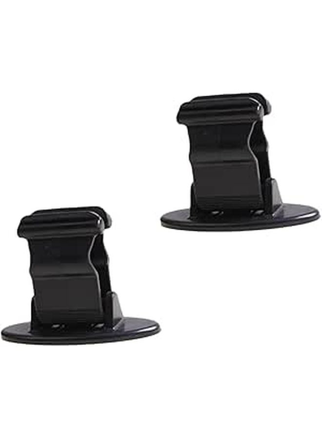 2Pcs Self Adhesive Car Card Organizer Holder For Parking Permits And Insurance Classic Black - Image 1