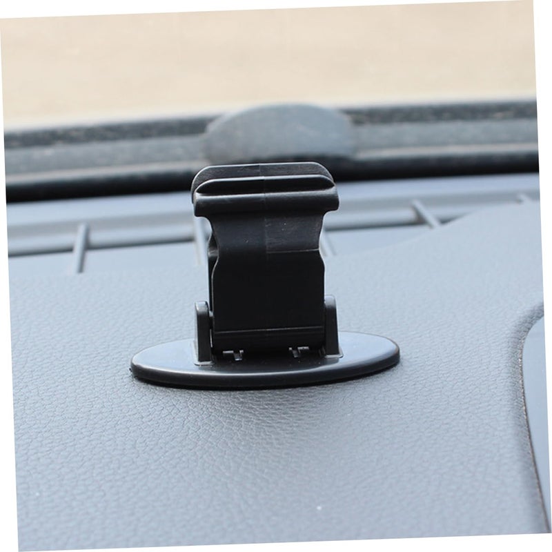2Pcs Self Adhesive Car Card Organizer Holder For Parking Permits And Insurance Classic Black - Image 3