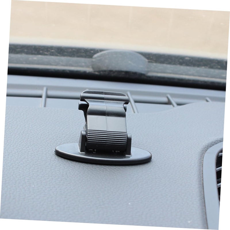 2Pcs Self Adhesive Car Card Organizer Holder For Parking Permits And Insurance Classic Black - Image 4