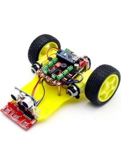 Duobot Line Following and Obstacle Avoiding Robot - Assembled