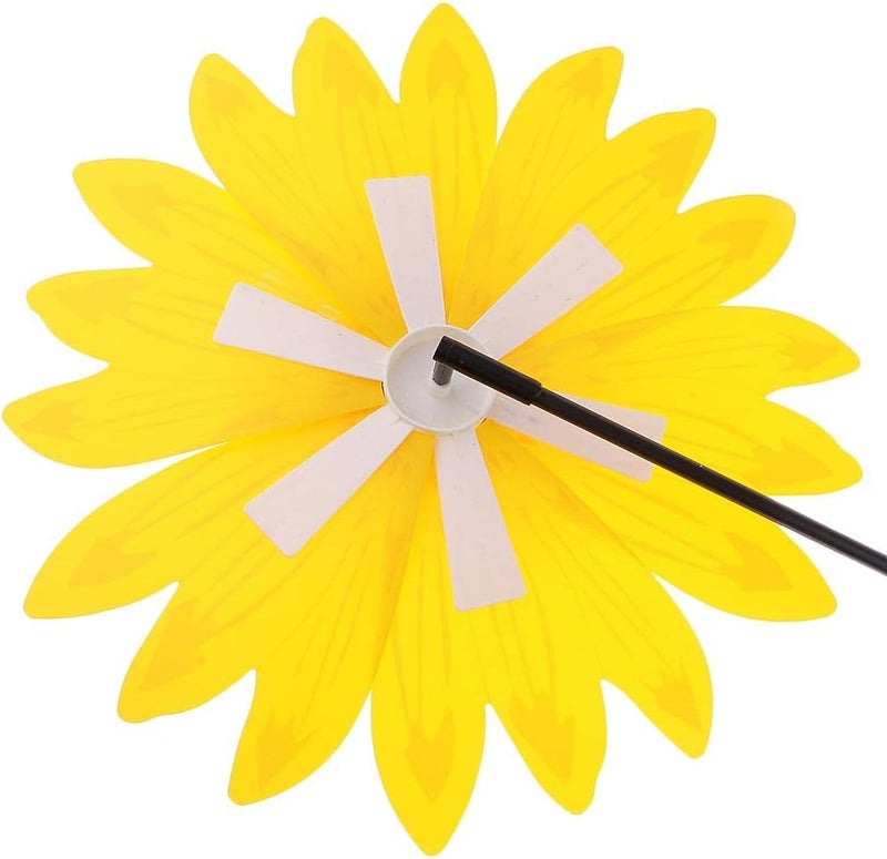 klarako Colorful Pinwheels - Windmills Suitable for Garden, Party, Outdoor, Yard, Decoration, Yellow - Image 4