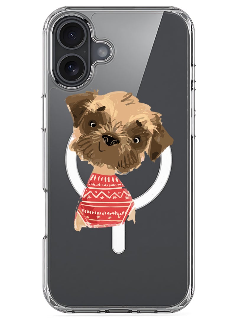 Theodor iPhone 16 Plus Magsafe Magnetic Case for iPhone Compatible with Wireless Charging, Shockproof Phone Bumper Cover - Dollar bag - Image 1