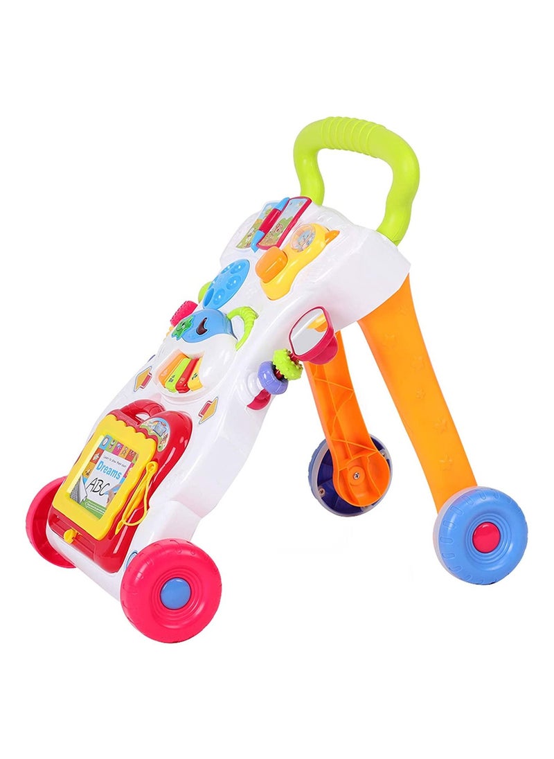 HUNGER - Born Baby Multi-function Walker Toy Baby Stroller Anti-rollover Learning Stand With Music - Image 1