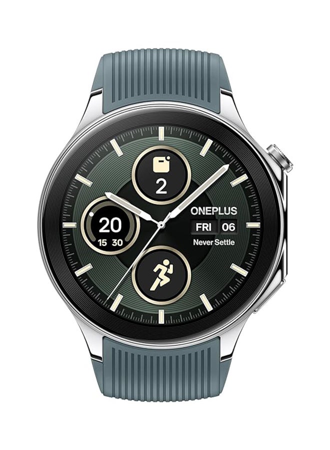 OnePlus Watch 2 Google WearOS Radiant Steel - Image 1