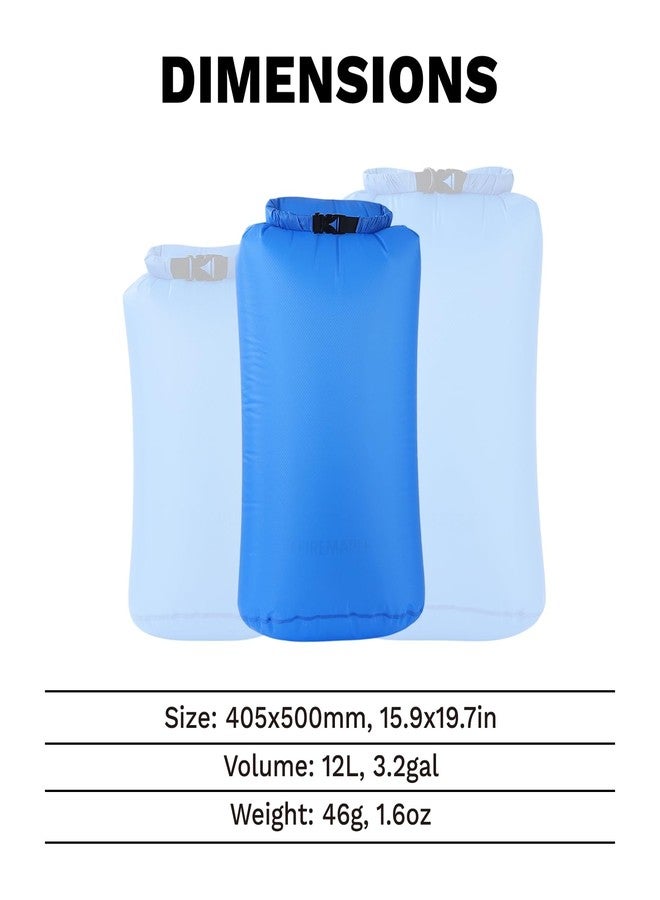 Fire-Maple Ultralight Dry Bag, 1.6oz - 12L Waterproof Pack for Camping, Hiking, Traveling, etc - Image 3