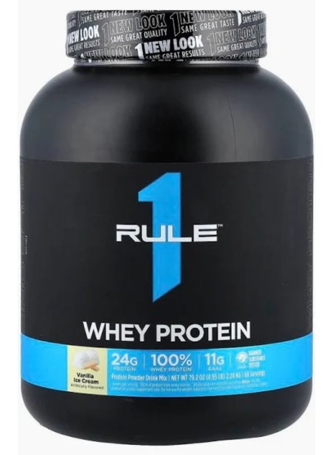 مزيج واي بروتين بالفانيليا 5 رطل 2.24 كجم