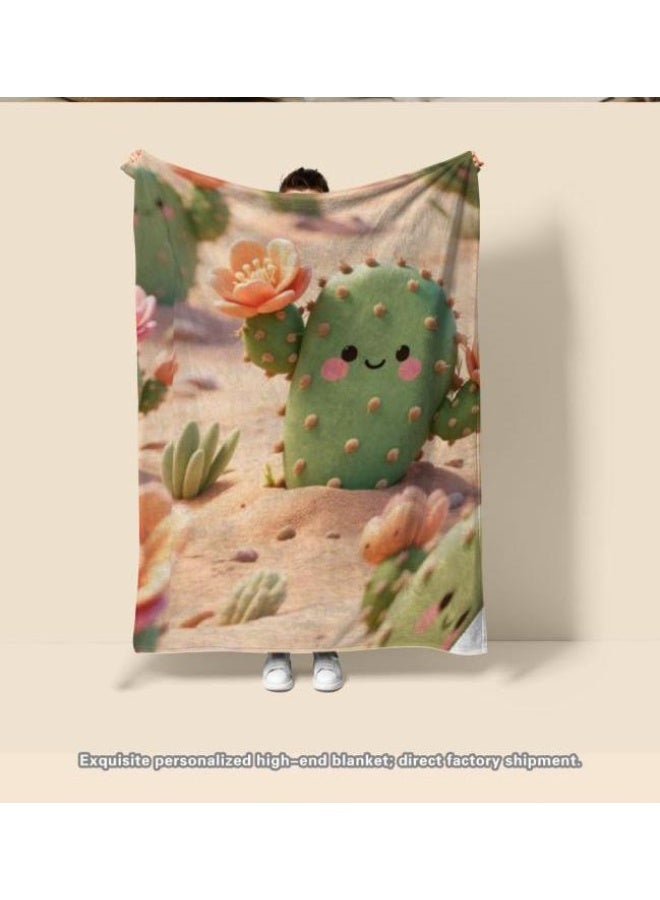 general Baby and children's cartoon flannel thin blanket (warm and comfortable, suitable for sleep, game use) 70cm*100cm - Image 2