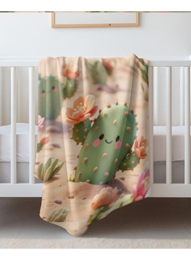 general Baby and children's cartoon flannel thin blanket (warm and comfortable, suitable for sleep, game use) 70cm*100cm - Image 3