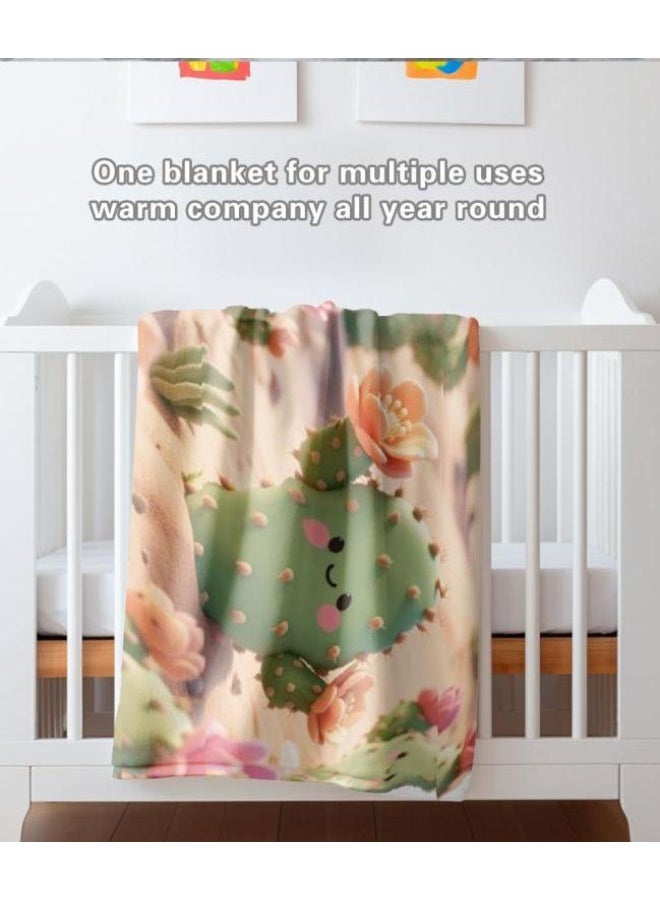 general Baby and children's cartoon flannel thin blanket (warm and comfortable, suitable for sleep, game use) 70cm*100cm - Image 4