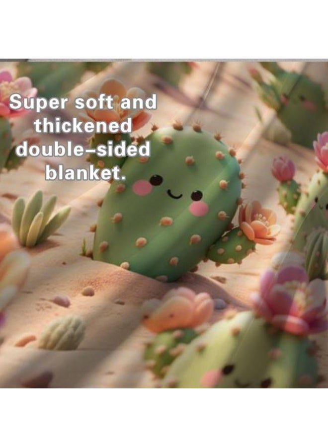 general Baby and children's cartoon flannel thin blanket (warm and comfortable, suitable for sleep, game use) 70cm*100cm - Image 1