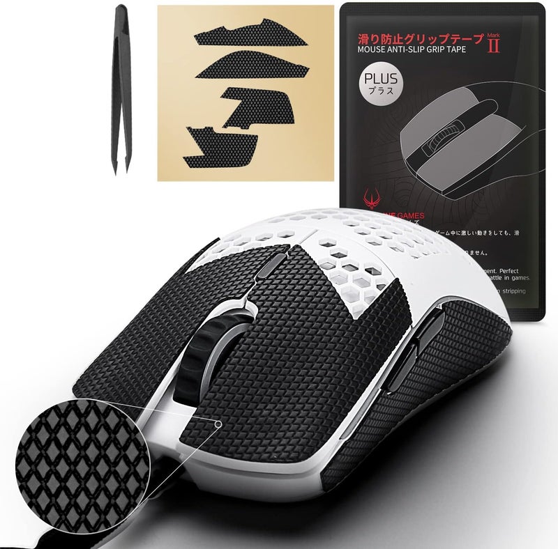 HOTLINE GAMES [Grip Upgrade] Hotline Games 2.0 Plus Mouse Anti Slip Grip Tape Compatible with Model O/Model O Wireless Gaming Mouse Skins,Sweat Resistant,Cut to Fit,Easy to Apply,Professional Mice Upgrade - Image 1