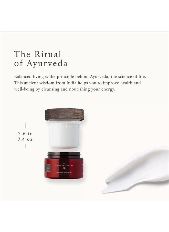 RITUALS - Ayurveda Rebalancing Body Cream Refill - Moisturizing Cream with Indian Rose, Sweet Almond Oil & Himalaya Honey - 7.4 Fl Oz - Image 1