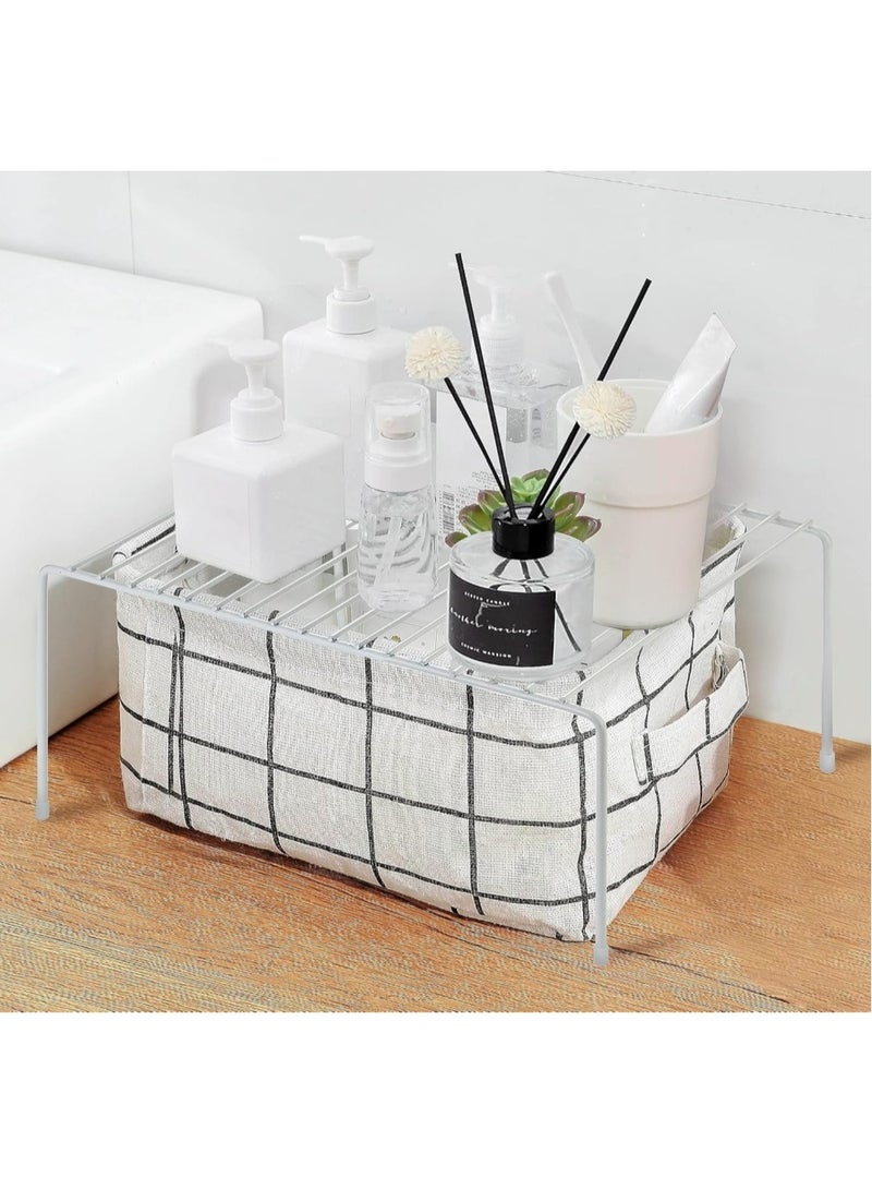 eBasket (2 pieces) white kitchen dish storage rack - Image 4