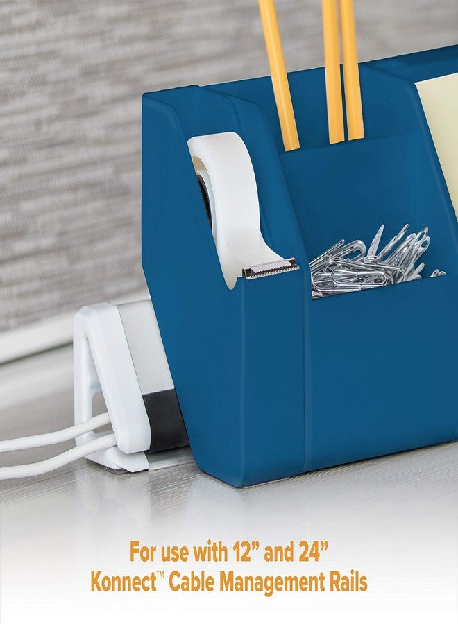 بوستيتش موزع شريط لاصق Bostitch Office Konnect مع شريط لاصق ممتاز أحادي الجانب، يلتصق بالمكتب، أزرق (KT-TAPE-BLUE) - Image 2